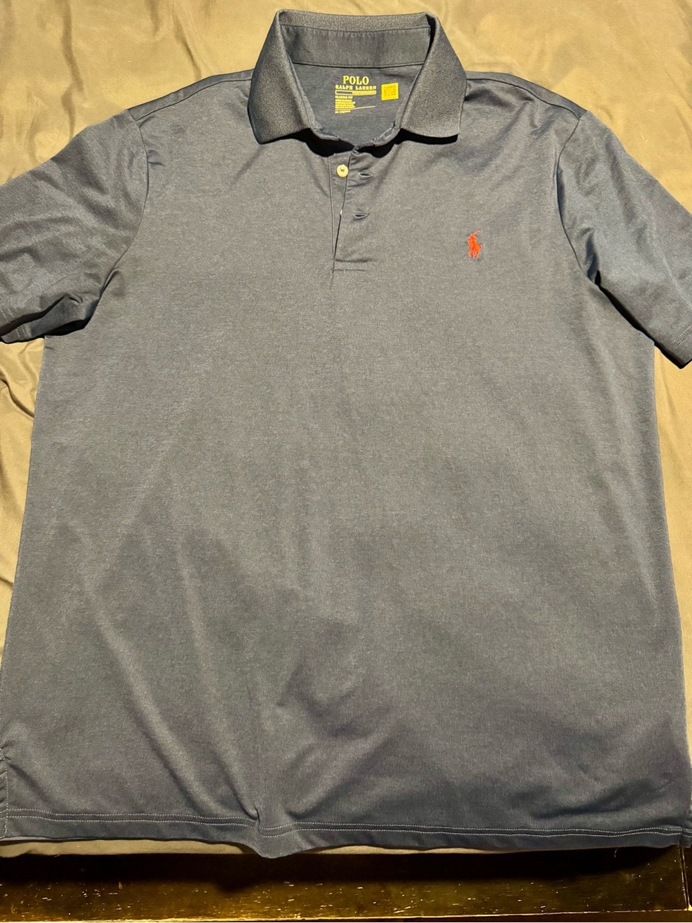 Polo by Ralph Lauren Gray Polo with Red Logo
